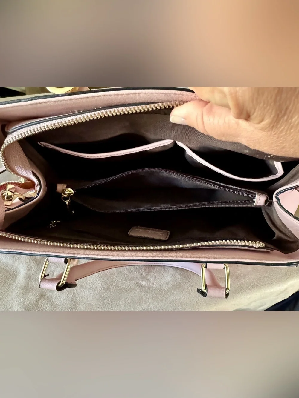 Pink Bostanten Leather Bag